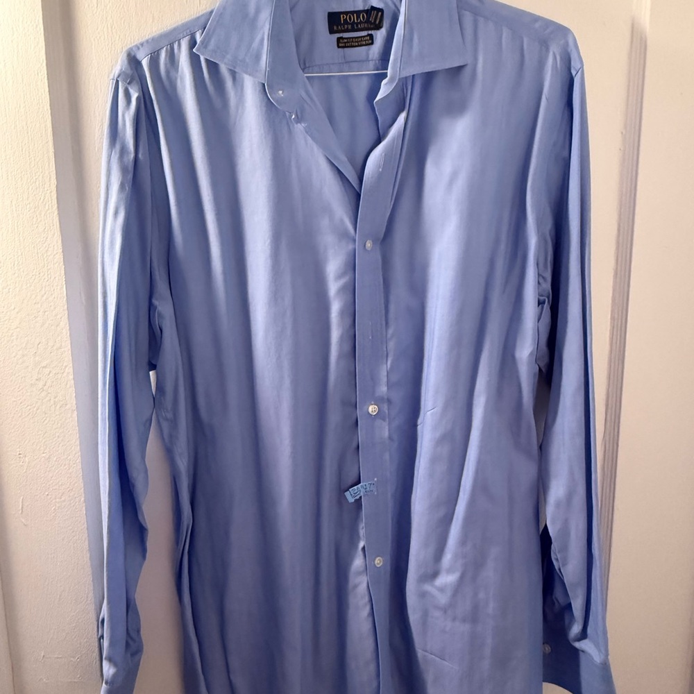 Ralph Lauren Men's Blue Dress Shirt